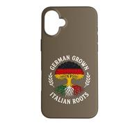 Arbre Familial avec Racines Italiennes cultivées en Allemagne Coque pour iPhone 16 Plus