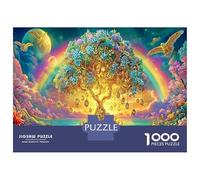 Arbre Fantaisie Puzzles pour Adultes 1000 Pièces, Arbre of Life Puzzle 1000 Pièces pour Adultes Jeux De Puzzle Défiant 70x50cm/1000pcs