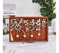 Arbre généalogique Cadeau fête des mères Decor Famille Art Wall Decor personnalisé Noms de Famille Signe, Cadeau personnalisé pour Maman, pour Grand-mère