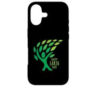 Arbre Happy Earth Day avec Feuilles Qui coulent dans Le Vent Coque pour iPhone 17