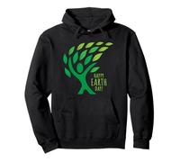 Arbre Happy Earth Day avec Feuilles Qui coulent dans Le Vent Sweat à Capuche