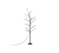 Arbre lumineux LED 120 cm à 240 lumières blanc chaud avec minuterie intégrée branches flexibles éclairage pour intérieur et extérieur étanche IP44