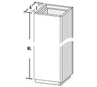 Arbre léger Bertrams Camino-fix 02SL600-14 dimensions en général. 140/140-220/220 mm, longueur nominale 600 mm