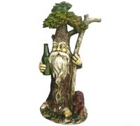 Arbre ludique pour statue d'esprit, décoration de jardin en résine faite à la main, décoration de jardin rustique pour terrasse, pelouse, cour, affichage artistique, style classique (prenez la