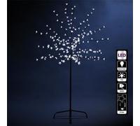 Arbre lumineux 200 fleurs LED blanches Blanc