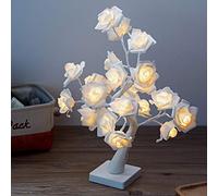 Arbre Lumineux, Arbre Lumineux Interieur, Lampe de Bureau LED pour Le Sapin de Noël Interrupteur Tactile Bonsai Artificiel LED Arbre À Empreinte Mariage pour la Lampe Rose Bonsai