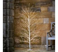 Arbre Lumineux de 1,5 m Style Bouleau à 1350 Micro LED Blanc Chaud