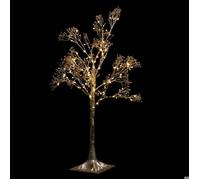 Arbre lumineux d'intérieur doré H90cm 114 LED + transfo Feeric lights & christmas