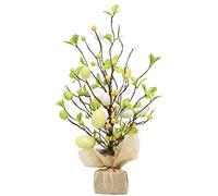 Arbre lumineux LED 45 cm Décorations de Pâques pour la maison Ornements de Pâques Alimentation par batterie Fournitures de fête de mariage printemps