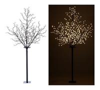 Arbre lumineux - LUNARTEC - 250 cm - 600 fleurs LED - Blanc chaud - Intérieur et extérieur