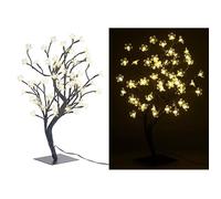 Arbre lumineux 45 cm avec 64 fleurs à LED [Lunartec]