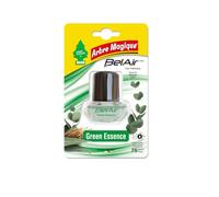 Arbre Magique Belair Giugiaro Easy, désodorisant de Voiture, Parfum Vert Essence, Recharge pour émanateur, Effet Longue durée, Design fabriqué en Italie