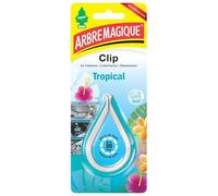 Arbre Magique Objet parfumé Tropical Clip Blanc/turquoise Durée 30 jours