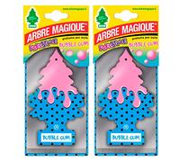 Arbre Magique Lot de 2 parfumeurs de voiture Mono, parfum doux et amusant, durée jusqu'à 7 semaines, fabriqués en Italie