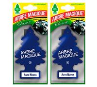 Arbre Magique Mono - Désodorisant pour voiture, nouvelle fragrance, parfum classique et élégant, durée jusqu'à 7 semaines, fabriqué en Italie, lot de 2 pièces