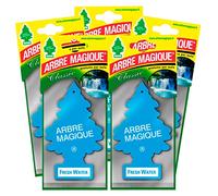 Arbre Magique Mono, parfum de voiture, parfum frais et pétillant, durée jusqu'à 7 semaines, fabriqué en Italie, lot de 5 pièces