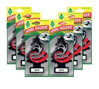 Arbre Magique Mono, parfum de voiture, parfum sport, parfum intense et structuré, durée jusqu'à 7 semaines, fabriqué en Italie, lot de 6 pièces