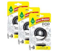 Arbre Magique POP, parfum auto solide, frais et doux, durée 30 jours, design italien, lot de 3 pièces