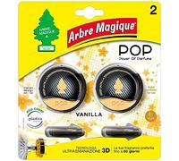 Arbre Magique POP, parfum auto solide, parfum vanille, parfum doux et délicat, durée jusqu'à 30 jours, design italien, lot de 12 pièces