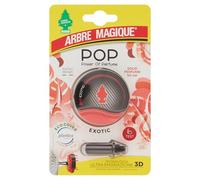 Arbre Magique Parfum de voiture solide POP exotique fruité design italien 30 jours lot de 1