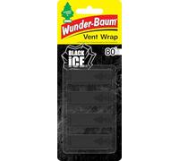 Arbre Magique® Rafraîchisseur d'air parfumé Vent Wrap Invisible Black Ice. Super arôme de Longue durée pour la Voiture, la Maison, Le Bureau, etc.