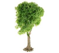 Arbre Miniature en Plastique Vert pour Maquettes Paysage Décor Réaliste | Designs Détaillés Complexes, pour Dioramas, Étudiants en Architecture, Décors Miniatures