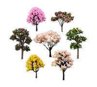 Arbre Miniature modèle Mixte Arbre de paysages Miniatures pour fée du Jardin de fée décor 7pcs