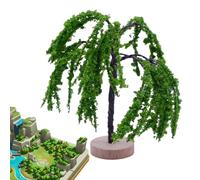Arbre modèle | Arbre de mise en page de paysage de paysage de chemin de fer - Modèle de diorama, arbre d'architecture verte, modèle chemin de fer de train arbre