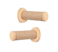 Arbre mural pour chat, mur d'escalade - Grattoir en bois après étable et échelle de sécurité - 2 meubles muraux pour animaux de compagnie - Fournitures d'intérieur - Étagère murale pour l'escalade