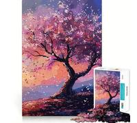Arbre Naturel du Japon, Puzzle de 1000 pièces pour Adultes, Jeu de réflexion, Cadeau, Moment de Partage, découpe soignée, Surprise d'anniversaire (38x52cm)