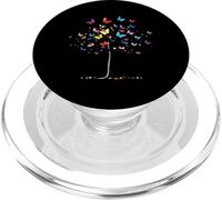 Arbre Papillon coloré Nature monarque Amoureux des Papillons PopSockets PopGrip pour MagSafe