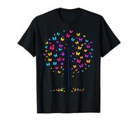 Arbre Papillon coloré Nature monarque Amoureux des Papillons T-Shirt