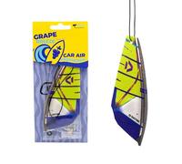 Arbre parfumé à voile, gadget pour planche à voile, arbre parfumé pour voiture Fresh Windsurfing Grape Breeze (Freshener, Duotone Duke)