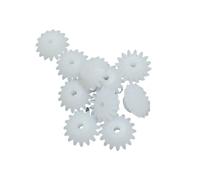 Arbre pignon Engrenage conique en plastique à 12 dents, Module 0.5, 0.5M S122.5A, engrenage à onglet de 8.8mm de diamètre, pignon conique à arbre serré de 2.5mm, 10 pièces Transmission moteur