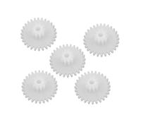 Arbre pignon Engrenage Double couche en plastique, Module 0.5 8T 21T, 2mm, ajustement serré, 0.5M, 8 dents, 21 dents, 21082A, engrenage droit, 5 pièces Transmission moteur