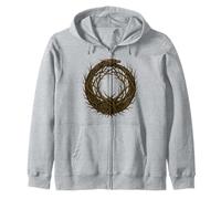 Arbre serpent ouroboros enraciné cercle symbole nature Sweat à Capuche