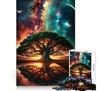 Arbre Spatial Antique Puzzle de 1000 pièces pour Adolescents Souvenirs, Loisirs, Plaisir, Assemblage Solide, Cadeau mémorable (38x26cm)