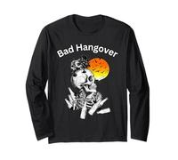 Arbre Squelette de Gueule de Bois Bad Hangover pour Les Amateurs de fête Manche Longue