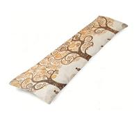 Arbre Taies d'oreiller 40x145 cm Abstrait Oreiller de Corps Traversin 145cm, Doux Velour Pillow Case Soutien à la Grossesse et à la maternité pour dormeur Long sur Le côté Decoration Oreiller J0-836