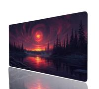 Arbre Tapis de Souris Paysage Imperméable Tapis de Souris XXL 600x300x3mm, Gaming Mouse Pad Améliorer la Précision et la Vitesse, Mouse Pad pour Bureau Gamer Clavier sans Fil Pc Portable JXL-3973