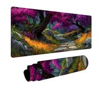 Arbre Tapis de Souris XXL, Grand sous Main Bureau 1600x800x3mm Voir, Haute Précision et Vitesse Mouse Pad, Desk Mat avec Base en Caoutchouc, Gaming Accessoire Bureau, pour PC Gamer, Laptop 6-8316