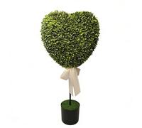 Arbre topiaire artificiel en forme de cœur pour décoration de jardin élégante, décoration d'intérieur, décoration de porche