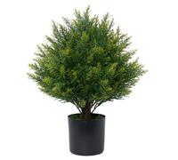 ECOLVANT Arbre topiaire artificiel en pot de 48,3 cm - Résistant aux UV - Pour extérieur, intérieur, porche, jardin