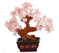 Arbre traditionnel en quartz rose