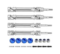Arbre Transmission Arbre D'essieu Avant Et Transmission Arrière Pour 1/10 Pour Traxxas Pour Slash 2WD 4X4 Rustler RC Car Upgrade Parts Stainless Steel(A 1set)