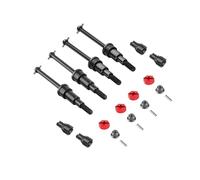 Arbre Transmission PièCes Pour Arrma Pour Mojave Pour Grom ARA311227 ARA311229 4X4 1/16 Avant Arrière Acier Ensemble D'arbres Transmission CVD Pièces Voiture Radiocommandée