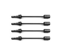 Arbre Transmission PièCes Pour Traxxas E Pour REVO 2.0 86086-4 4 Pièces Métal Avant Arrière CVD Cardan Joint Tasse Arbre Transmission RC Voiture Accessoires Remplacement(Black)