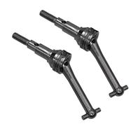 Arbre Transmission rc Compatible avec MJX pour Hyper Go 14301 14302 14303 1/14 RC Modification De Voiture Et Camion Pièces 2 Pièces CVD en Métal Arbres De Transmission en Forme D'os(Black)