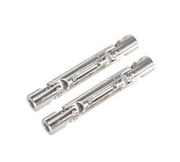 Arbre Transmission rc Compatible avec MN pour MN98 pour MN99s 1/12 RC Modifications Et Améliorations De Voitures Pièces Et Accessoires 2 Pièces Arbre De Transmission en Métal(2pcs)