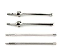 Arbre Transmission rc Compatible avec Traxxas pour UDR pour Unlimited pour Desert 1/7 RC Pièces De Mise À Niveau pour Voitures Arbre De Transmission CVD Avant/arrière en Acier 8539 8550 8553(Silver)